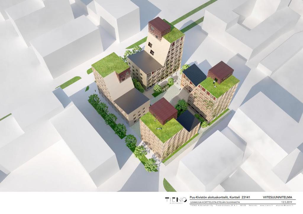 Liite 8A: Viitesuunnitelma, kortteli