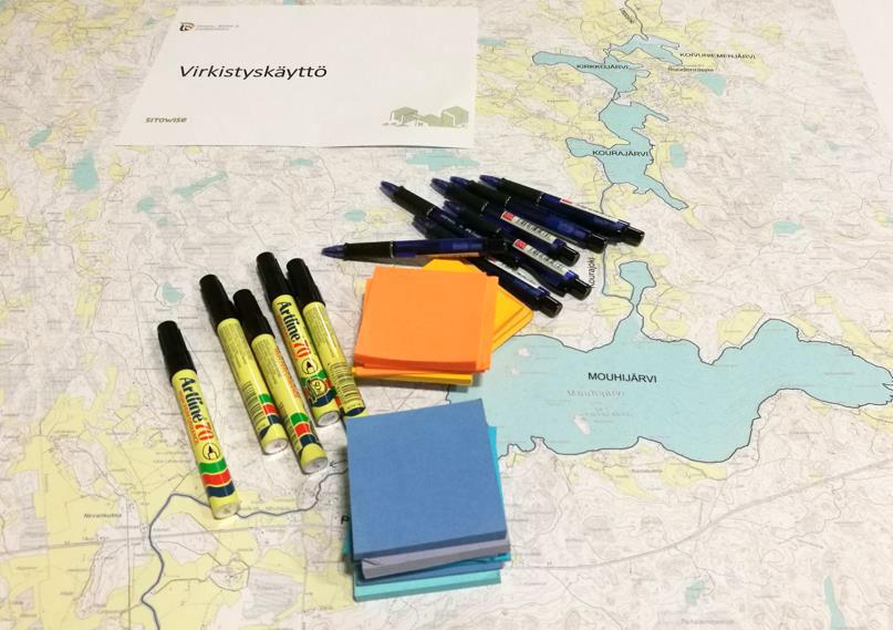 Työpaja Osallistujat jaettiin satunnaisesti 4 pienryhmään Pienryhmät kiersivät työpajan aikana 4