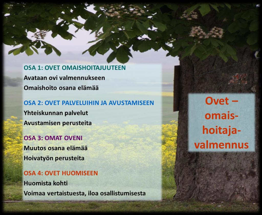 Ovetomaishoitajavalmennustoiminta