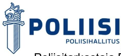 ta Lausunto ID-19273791 1 (8) Poliisitarkastaja Pekka Heikkinen 12.11.