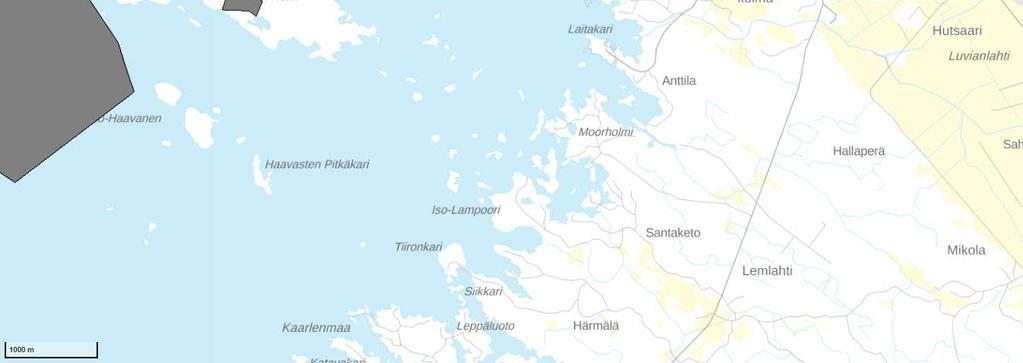 5 Natura 2000 -verkoston alueet, luonnonsuojelu- ja pohjavesialueet Hankealueen läheisyydessä ei ole luonnonsuojelualueita,