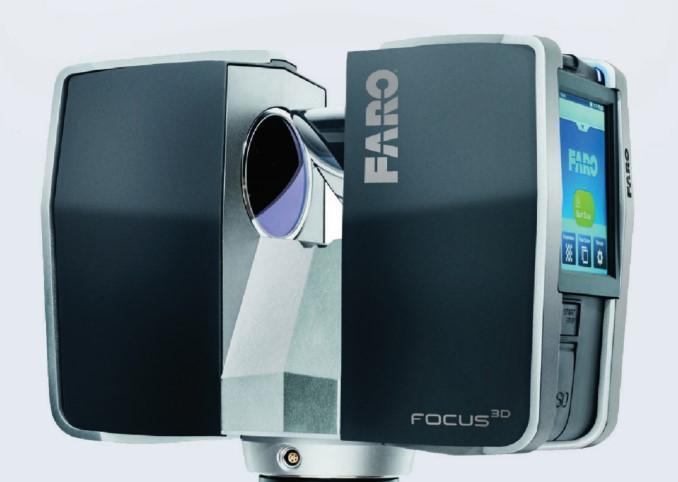 The 3D-scanner type Faro Focus was used in the scanning of each plot area.