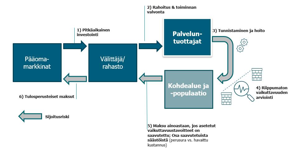 Vaikuttavuusperusteinen väestötason rahoitusmalli rahoitusmahdollisuuksia lisäävänä instrumenttina Laajempien kansanterveyden parantamiseen (esim.