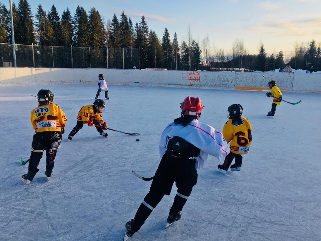 Korttelikiekko Tammi-Helmikuu viidellä lähikaukalolla Yläkouluvaiheen toiminta Urheiluluokkien tuki/yhteistyö OPO:t +