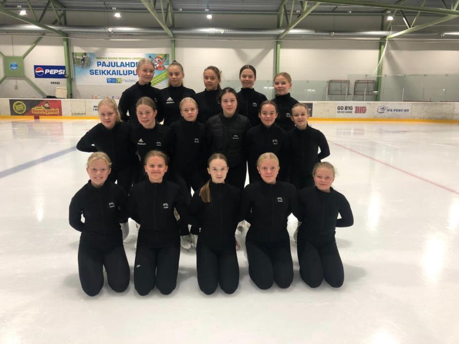 KANSALLISET NOVIISIT SARJA Ad Astra Porvoon Taitoluistelijat Ry Luistelijat: Anttila Aura, Gabrielsson Ronja, Huovinen Inari, Hyttinen Ulla, Kauhanen Sara, Korpela Kerttu, Korpela Martta, Lindblad