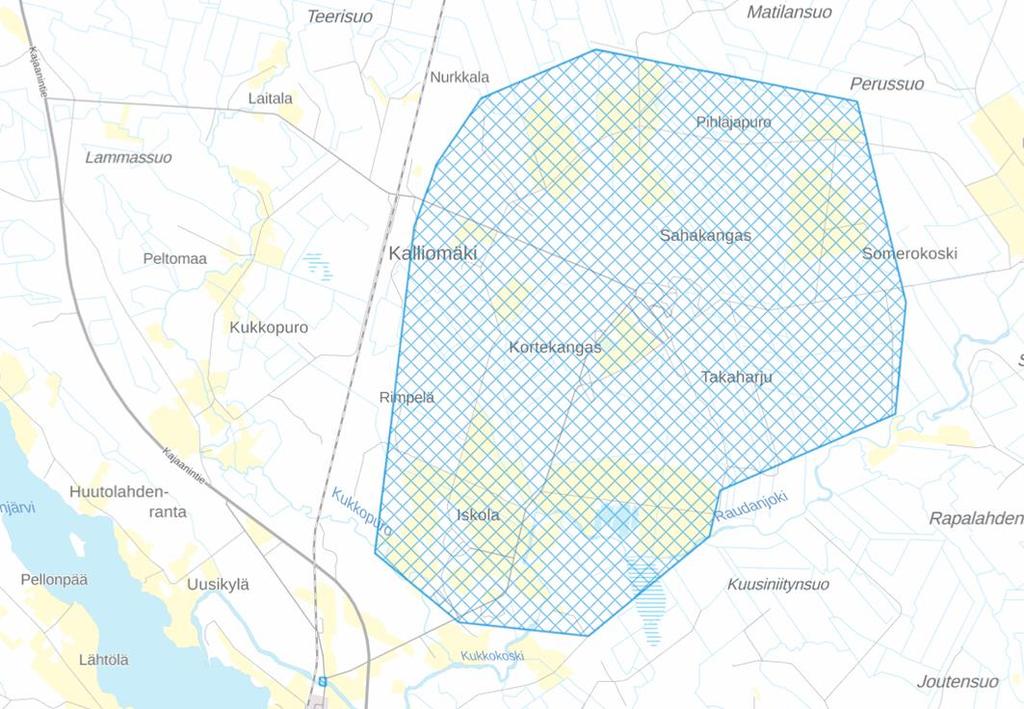 FCG SUUNNITTELU JA TEKNIIKKA OY Kaavaselostus 21 (43) Sukevan keskuslaitos selliosastoineen, hallintorakennuksineen, maatilakeskuksineen ja talousrakennuksineen sijaitsee selkeästi omana ryhmänään,