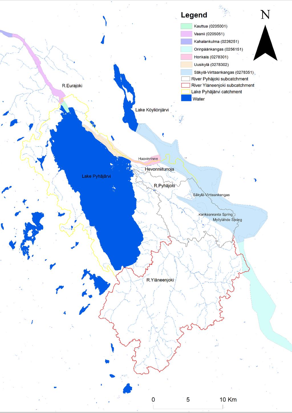 15 2003a). The outwashed sandy moraine has higher hydraulic conductivity compared to the original sandy moraine (Kielosto et al. 2003 a, b) 2.4.