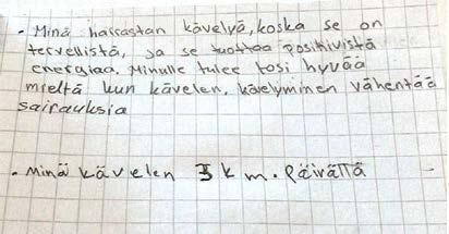 Käveleminen vähentää sairauksia.