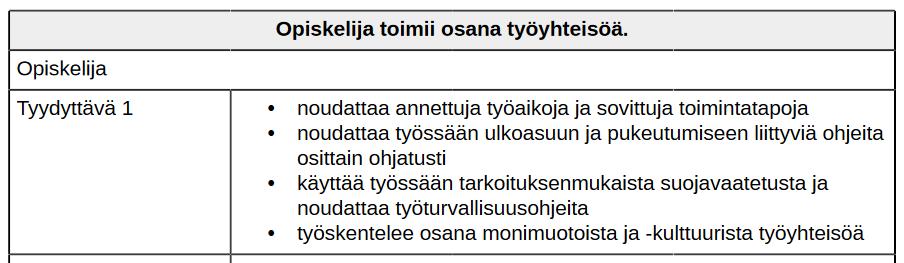 Ammatillisten tutkintojen (pt) sisältöjä työelämävalmiuksista Koulutusneuvottelukunnat ovat yksi välitön kanava työelämäpalautteen antamiseksi yrityksien tahoilta.