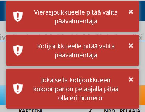 seuraavalle sivulle vihreästä nuolinäppäimestä sivun alalaidassa. Näiltä sivuilta pääsee vielä palaamaan takaisin korjaamaan tietoja.