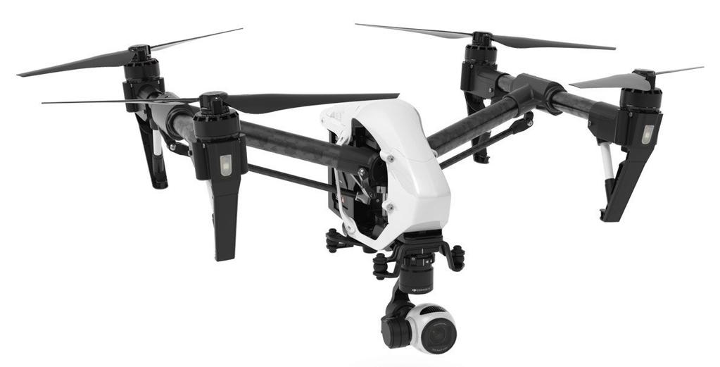 16 Kuva 2. Kuvauksissa käytetty drooni DJI Inspire 1 v2.0 ja kamera Zenmuse x3.