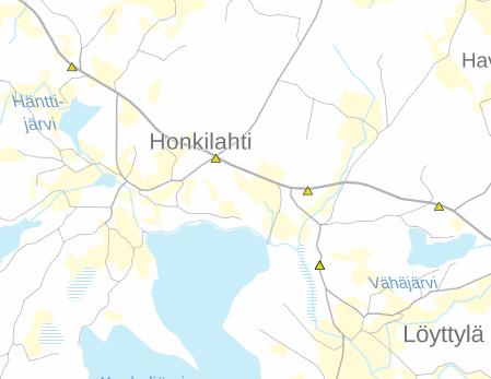 neljä on tapahtunut Yläneentiellä ja yksi Lellaistentiellä.