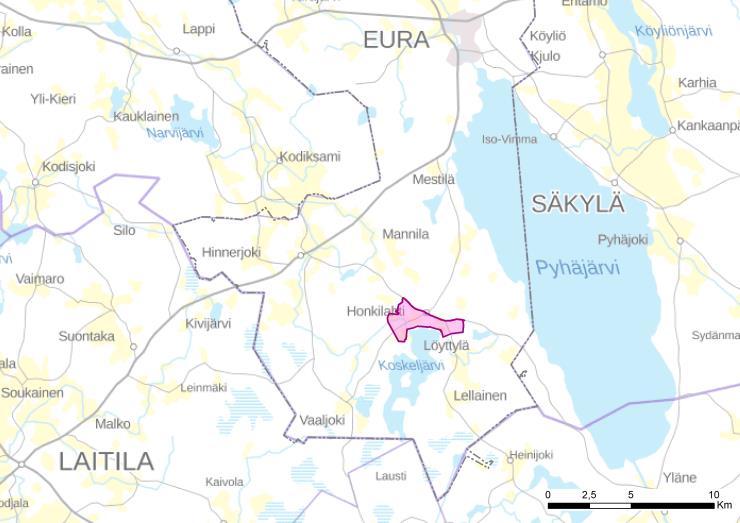 Honkilahden osayleiskaava Honkilahden osayleiskaavatyö on aloitettu syksyllä 2020.