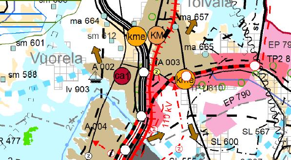 Vuorela, Kunnonpaikka Lähtökohdat Sivu 6(27) Pienhiukkaspitoisuuden korkein vuorokausiarvo on tasoa 10-15 ug/m3 (vuorokausiohjearvo 25 ug/m3). 2.1.4 Maanomistus Kaavamuutosalue on osittain kunnan ja osin Huoltoliiton omistuksessa.