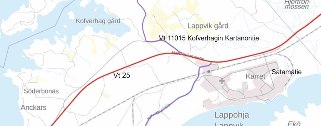 2 (13) Koverharin ja Lappohjan alueen yleiskaava Raportti 1 Lähtökohdat ja tavoitteet 1.