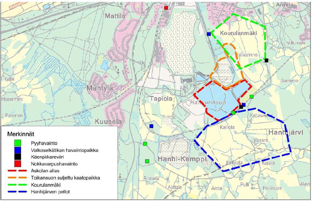 LIITE 1 Luonnon monimuotoisuus, huomioitavat