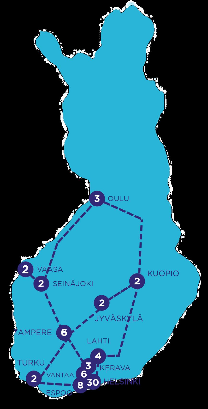 Mediahinnat Rautatieasemat - koko verkosto Kaupunki Kohde Näytöt OTC Helsinki Päärautatieasema 8 kpl 8 573 100 Pasila 20 kpl 3 377 850 Malmi 1 kpl 1 293 770 Huopalahti 1 kpl 859 240 Vantaa