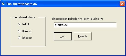 lähetteitä olemassaolevien perään - voit vaikkapa kirjoittaa