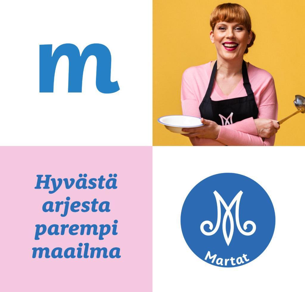 Martat-brändi Martta on brändilähettiläs! Viestimme sanoin ja teoin, millainen järjestö olemme, mitä teemme ja miten vaikutamme.