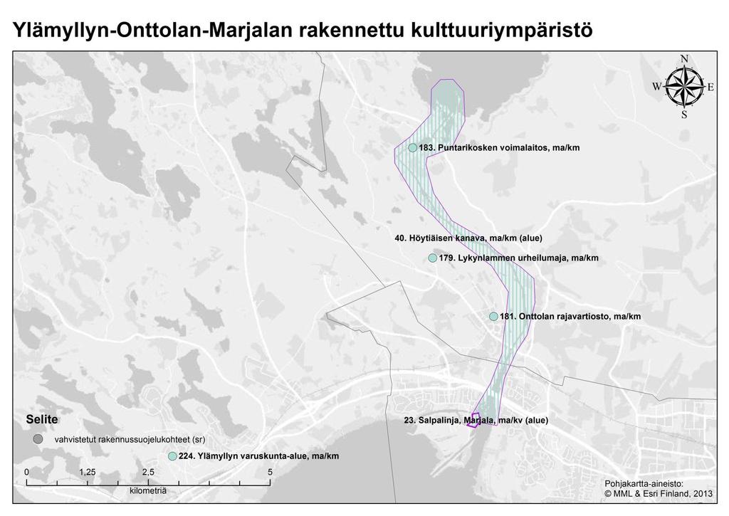 Maakunnallisesti merkittävät rakennetut kulttuuriympäristöt Höytiäisen kanava (ma/km nro 40) Höytiäisestä Pyhäselkään laskeva noin seitsemän kilometriä pitkä kanava, jonka rakentaminen aloitettu v.