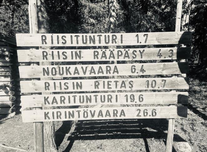 Toinen vaelluspäivän aamu tuntui