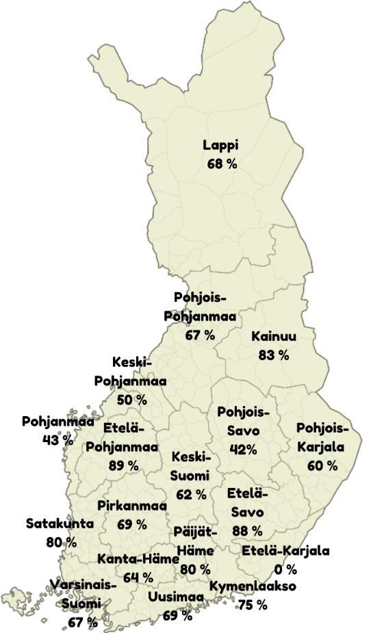 maakunnittain (Lähde: OKM/AVI, Valtakunnallinen