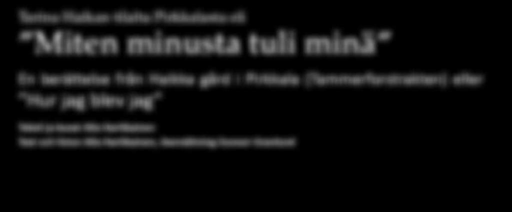 Asuin siihen aikaan kaupungissa eikä minulla ollut edes parveketta. Ikkunalaudallani kasvoi muutamia sisäkasveja, jotka yksi toisensa jälkeen kuolivat milloin mistäkin syystä.