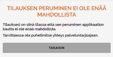 linkitetyn matkan, näppää ruudulla kohtaa Peru myös linkitetty matka Viereisessä kuvassa on valittu peruttavaksi myös linkitetty matka, jolloin sen matkan tiedot tulevat näkyviin ruudun alaosaan Nyt