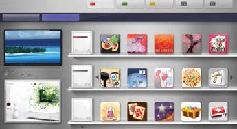 VIIHDE 57 LG Apps -sovellusten käyttäminen 1 Paina HOME ja avaa Aloitusvalikko. 2 Kirjaudu sisään televisiolla. 3 Selaa siirtymisnäppäimillä LG Apps -kohtaan ja paina OK.