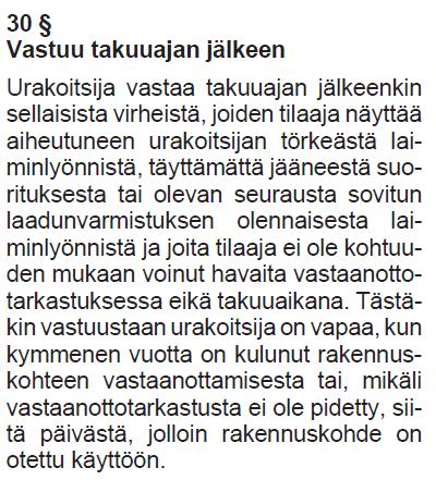 Tällöin on syytä tarkistaa kojeet.