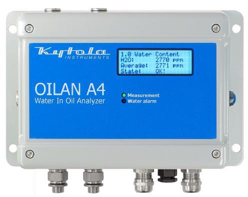 25 vesianalyysin tarkkuusmarginaali on parantunut 30 ppm:ään. Laitteen anturi on passiivinen, joten se tarvitsee lisäksi erillisen 24 Voltin jännitteen mittauspiiriin.