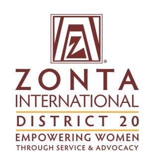 1 (10) ZONTA INTERNATIONAL PIIRI 20 RY:n TOIMINTAKERTOMUS 1.6.2020-31.5.