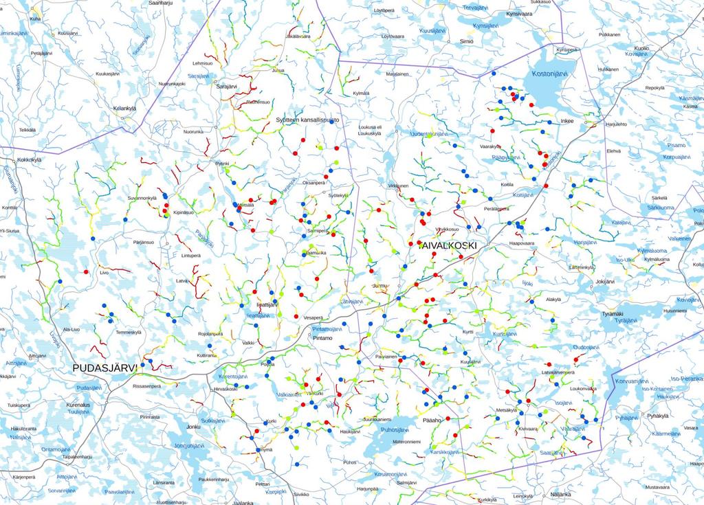 Iijoen vesistön inventointeja