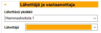 5 / 15 3. UUDEN LÄHETTEEN KIRJOITTAMINEN, PIKAOHJE Uuden lähetteen kirjoittaminen aloitetaan asiakkaan hoitopuusta. 1. Avataan valitun asiakkaan Sairaalalähetteet-oksa ja painetaan Uusi-painiketta. 2.