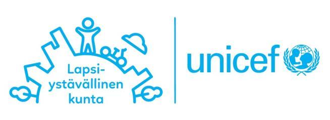 Sitoumus UNICEFin ja (kunnan nimi) yhteistyöstä Lapsiystävällinen kunta -mallissa Tässä sitoumuksessa määritellään ja tarkennetaan Suomen UNICEFin Lapsiystävällinen kunta -mallin arvopohja, kunnan