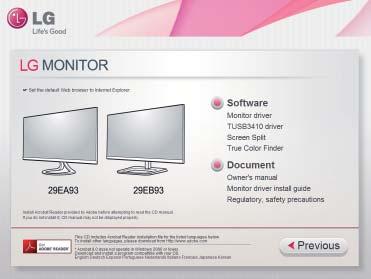 24 LG MONITOR SOFTWARE -OHJELMISTON ASENTAMINEN LG MONITOR SOFTWARE -OHJELMISTON ASENTAMINEN Aseta