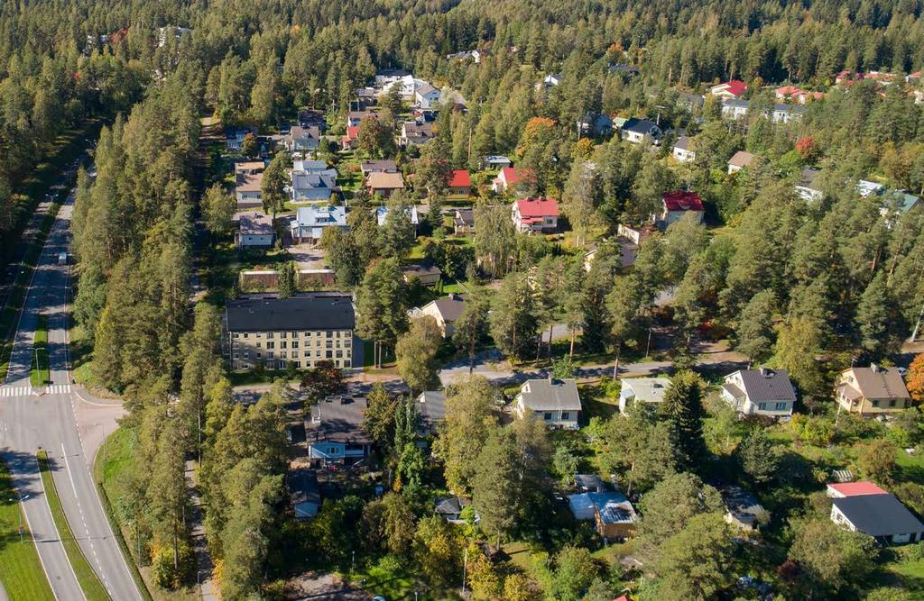 Luonnossa lähellä keskustaa Liikuntaa joka lähtöön Kypärämäen ja Köhniön puutarhakaupunkimaiset alueet on määritelty arvokkaiksi rakennetuiksi