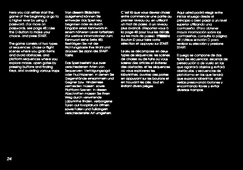 Keys, and avoiding various trop. (Cest ia que vous devrer choisir entre commencer une partie au [Premier niveau ou. en utilisant un mot de passe. 4 u niveau plus avancé.