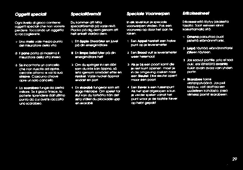 D Ett Qpple dterstétler en juvel 1» Een Appel herstelt een halve adn energmatare, Punt op je leversmeter pane porta al massimo i 2 Enlimpa bréd fyer 6 cin @ Een Brood vut je levensmeter misuratore