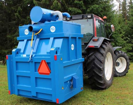 Blue Line 1000 TR traktori-imuri Eurovac Blue Line 1000 TR traktori-imurit hyödyntävät traktorin nivelakselia imutehon aikaansaamiseksi, suositeltava traktorin teho vähintään 40kW.