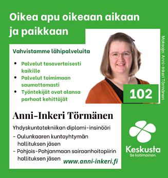 ei päätä yksin Niilo Keränen Lääkintöneuvos, yleislääkäri Ent. kansanedustaja POPsoten ja hyvinvointialueensuppean poliittisen ohjaus- ja seurantaryhmän jäsen Taivalkoski Aluevaalit 23.1.