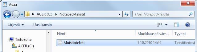 Windows 7 ei näytä oletuksena tiedostojen tunnisteita.