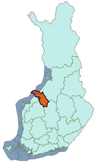 KESKI-POHJANMAAN SOPEUTUMISEN STRATEGISET SUUNNITELMAT Asukasluku 68 988 (31.12.2020), joista lähes 48 000 henkeä asuu maakuntakeskus Kokkolassa. Elinkeinorakenteessa palvelut ovat suurin toimiala (n.