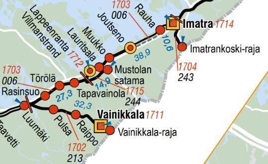 Liite 1a Investointiohjelman 2023-2030 ratahankkeet R11 Lauritsalan liikennepaikka (hankekori 1B) Tiedot päivitetty 8.3.2022 Lauritsala on metsäteollisuuden logistiikan kannalta keskeinen liikennepaikka, joka on useiden päivittäisten tavarajunien lähtö- tai määräpaikka.