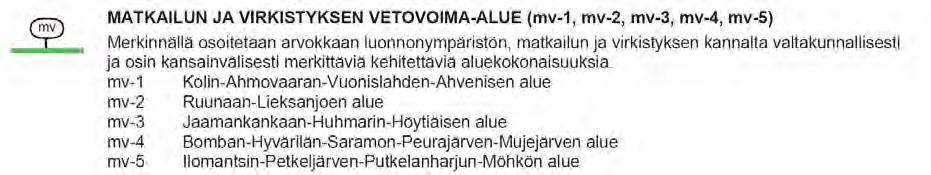 Lisäksi näiden jälkeen on esitetty merkittävimmät muut alueet, joihin