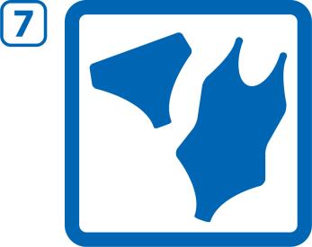 7-8 Uima-asun täytyy olla puhdas.