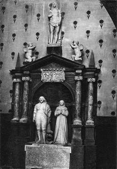 5. luku: Lahjoittajien kuvat Suomessa 1600- ja 1700-luvuilla 195 Kuva 59: Åke Tottin hautamuistomerkki, Peter Schultz (1647-1689), 1678. Veistos valkoisesta ja mustasta marmorista.