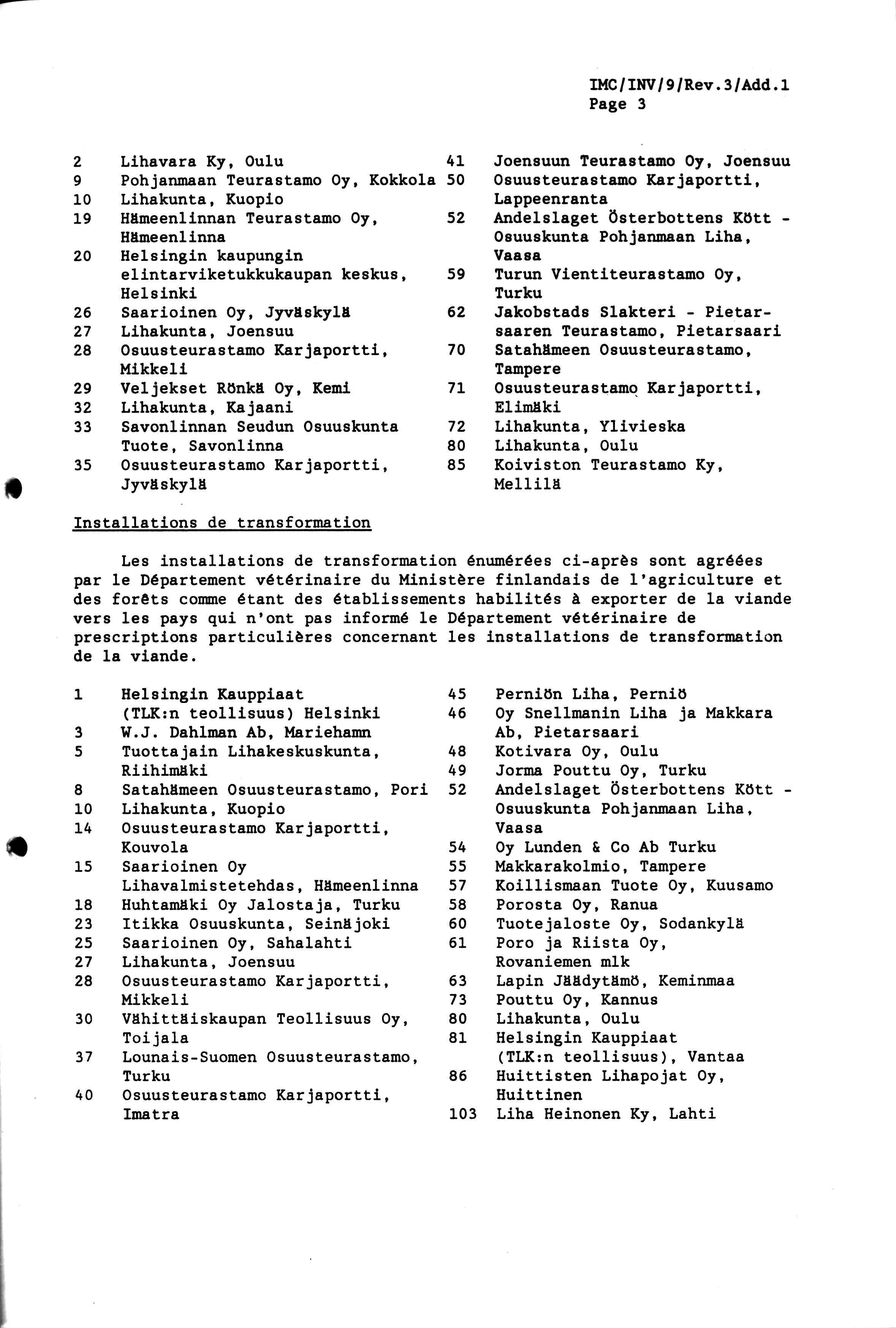 IMC/INV/9/Rev.3/Add.