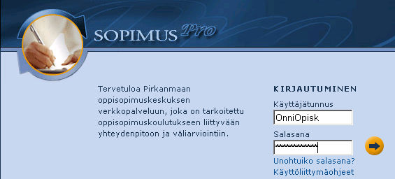 1 (5) OPISKELIJAN KÄYTTÖLIITTYMÄ Koulutuskorvauksen hakuajan lähestyessä, sekä työnantaja/työpaikkakouluttaja että opiskelija saavat tästä ilmoituksen sähköpostiinsa.