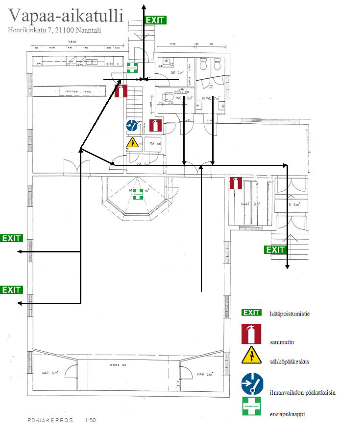 Vapaa-aikatulli Paikkakunta/lähiosoite: Rakennus: Henrikinkatu 2, 21100 Naantali Kolmikerroksinen, varauloskäynnit ikkunoista ja takaovi.